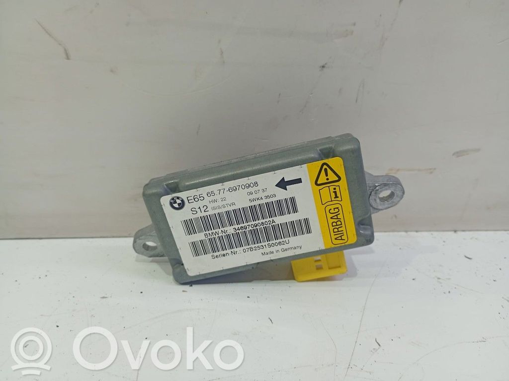 Unidad de control/módulo del Airbag   65776970908