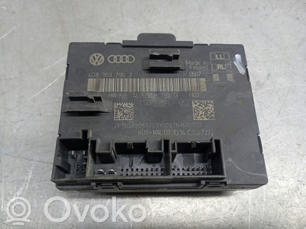 Audi A6 S6 C7 4G Mukavuusmoduuli 