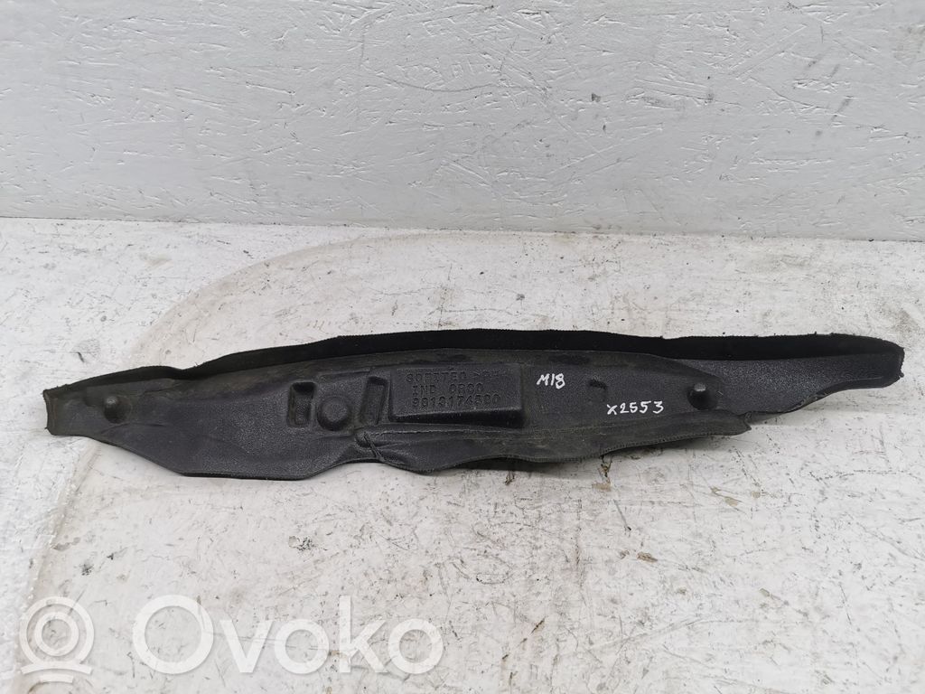 Opel Corsa F Soporte/sello del guardabarros de espuma 