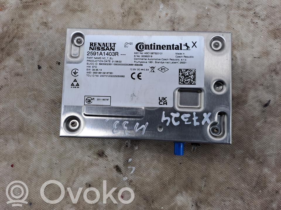 Renault Zoe GPS navigation control unit/module 