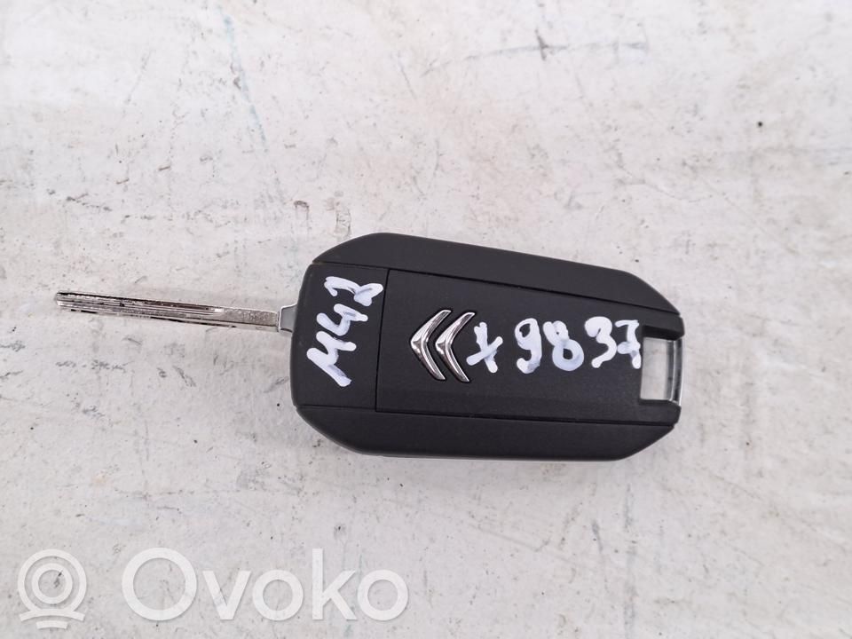 Citroen C5 Ignition key/card 