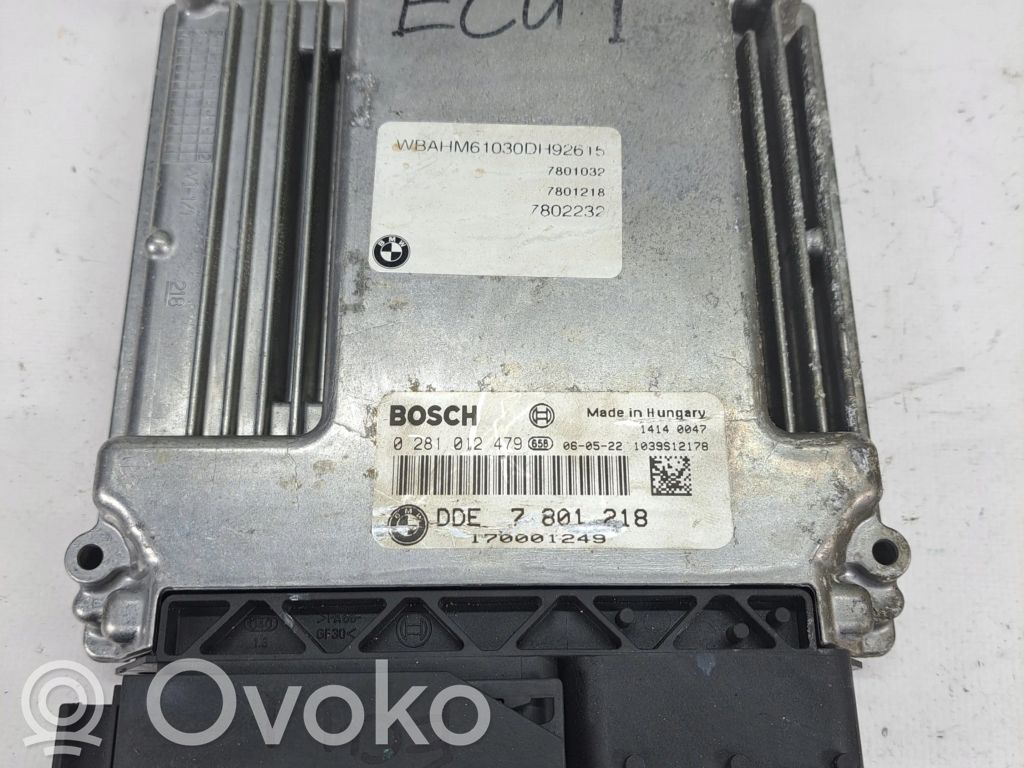BMW 7 E65 E66 Engine control unit/module 