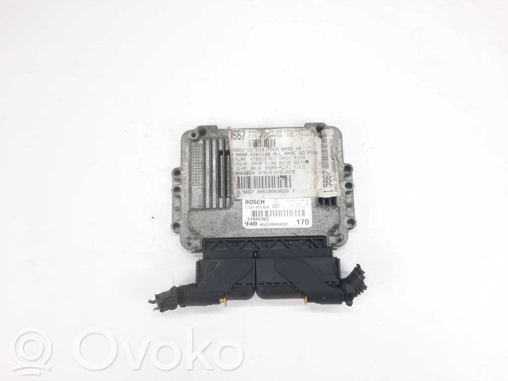 Alfa Romeo Giulietta Engine control unit/module 