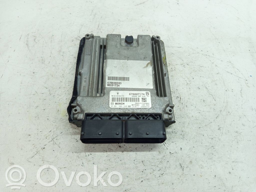 Maserati Ghibli Engine control unit/module 