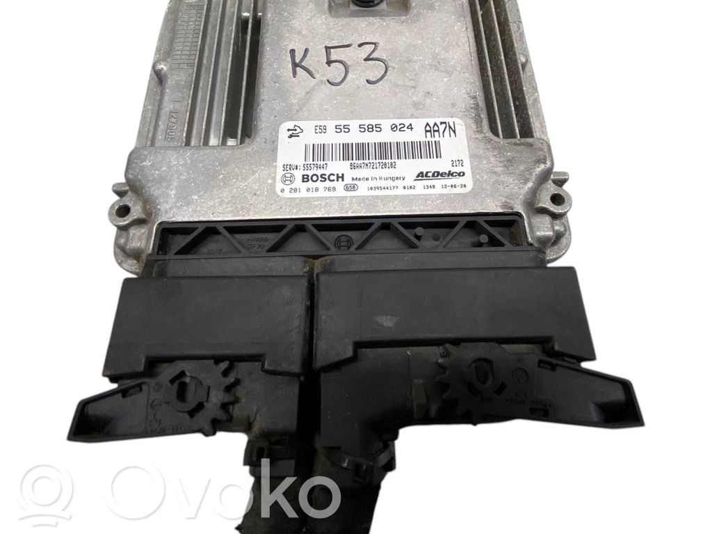 Engine control unit/module   55585024,55579447,0281018769