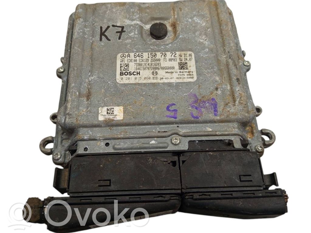 Mercedes-Benz Vito Viano W639 Engine control unit/module 