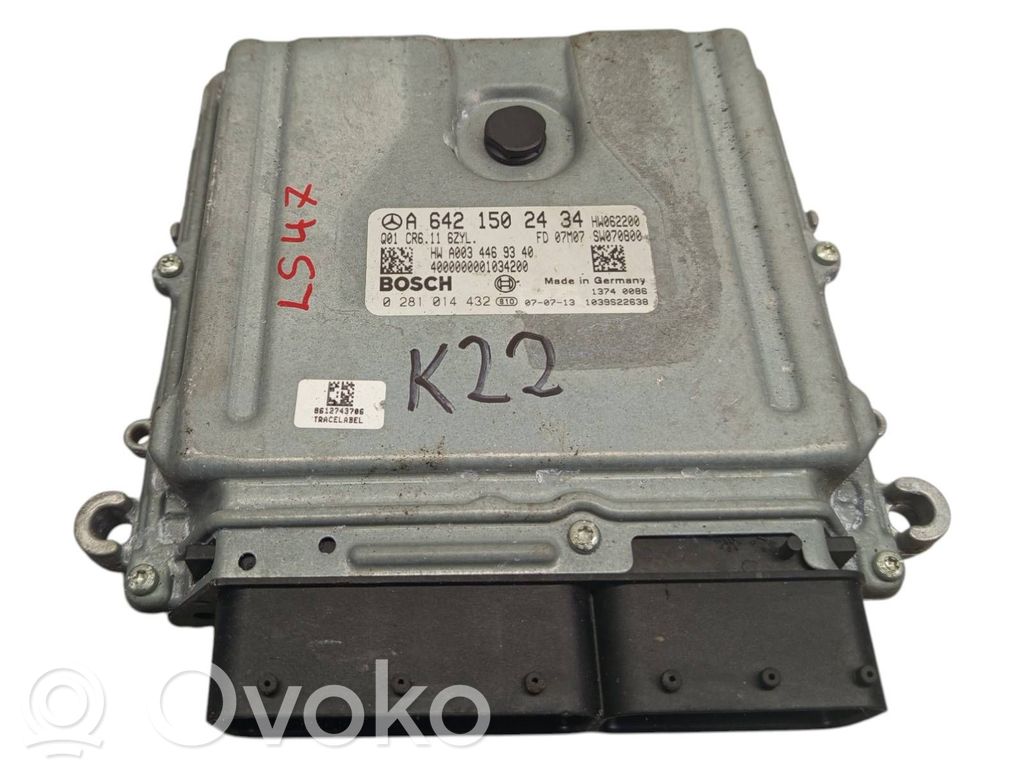 Mercedes-Benz C W204 Sterownik / Moduł ECU 