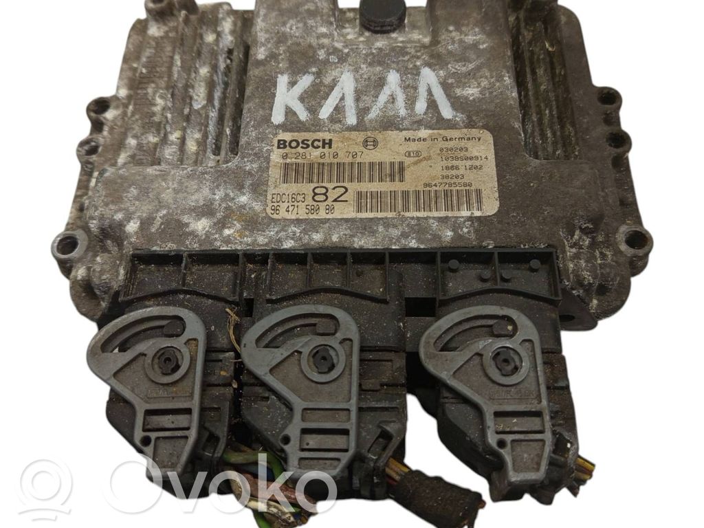 Peugeot 206 Engine control unit/module 