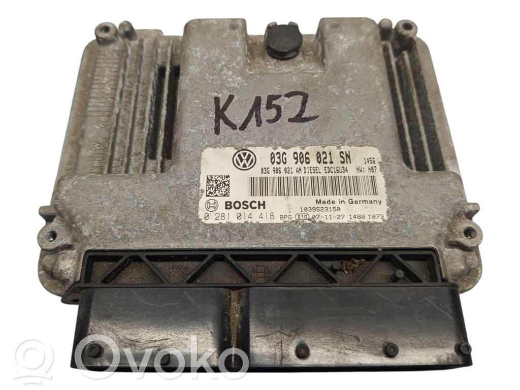 Seat Altea XL Engine control unit/module 