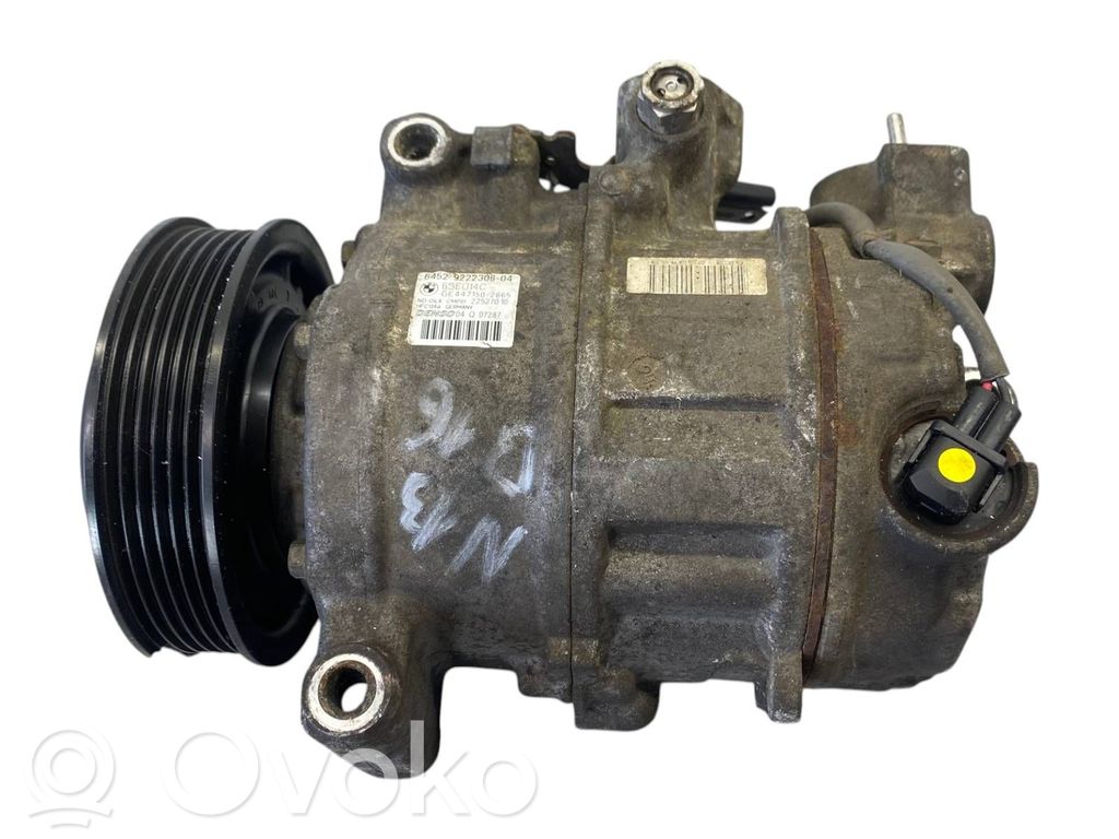 BMW 3 F30 F35 F31 Kompresor / Sprężarka klimatyzacji A/C 