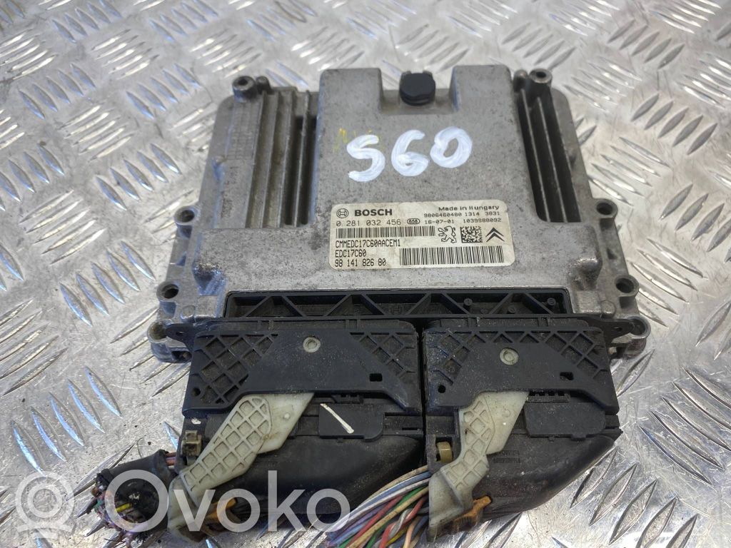 Engine control unit/module   0281032456,9806460480,9814182680