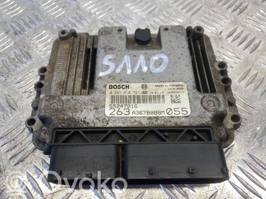 Opel Combo D Engine control unit/module 