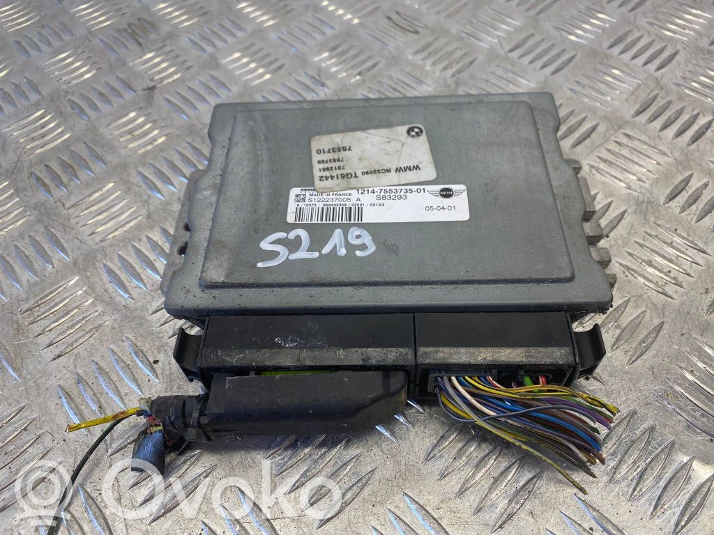Engine control unit/module   S122237005A,7553710,S83293