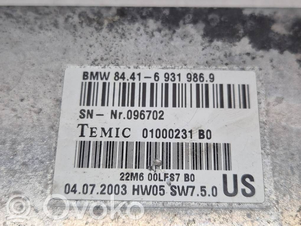 BMW 7 E65 E66 Otras unidades de control/módulos 
