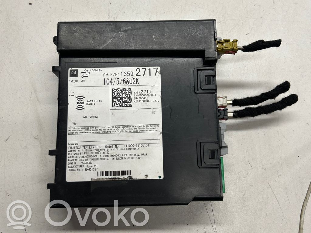 Chevrolet Corvette C7 Alte unități/module de control 