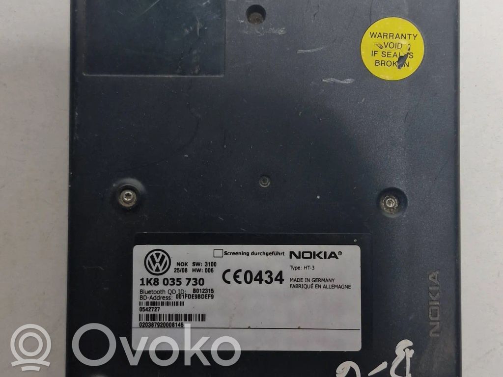 Unidad de control/módulo de bluetooth   1K8035730,B012315,001FDE9BDEF9,020387920008,1K8035730B