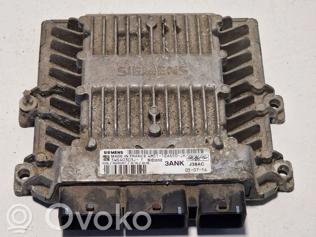 Engine control unit/module   4M5112A650JK,5WS40303JT