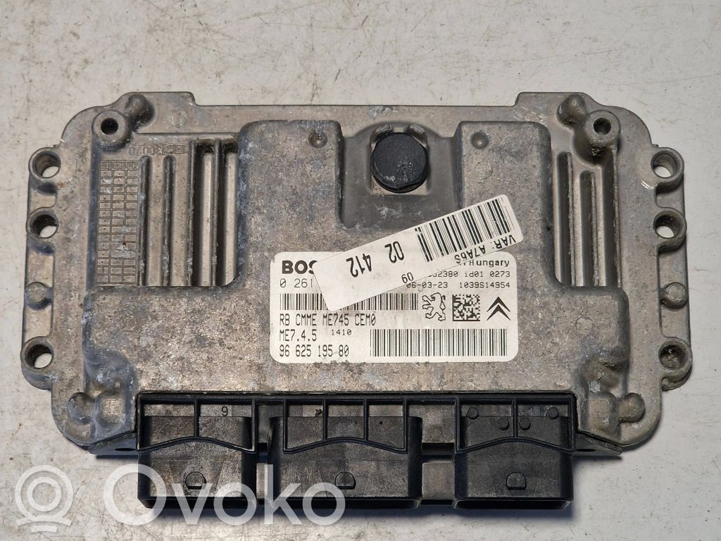 Peugeot 207 Engine control unit/module 