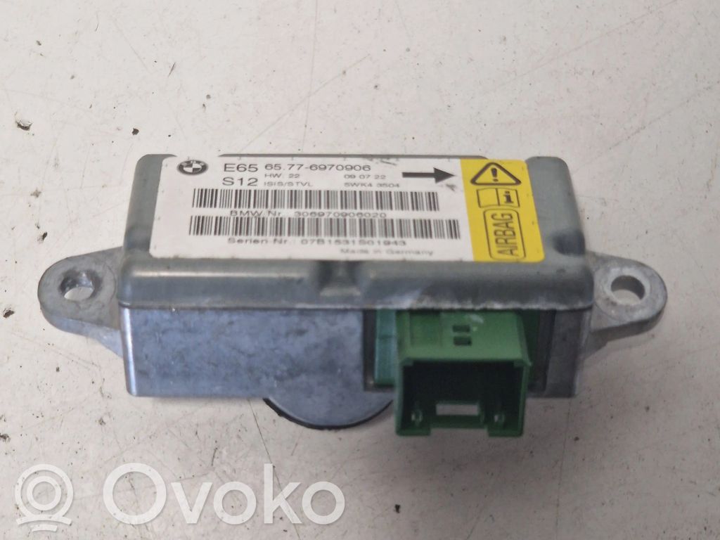 Airbag deployment crash/impact sensor   306970906020,6970906,5WK43504,07B1531S01943