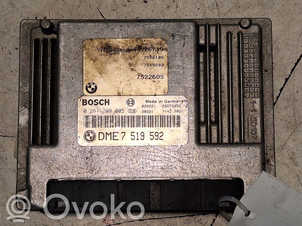 BMW 3 E90 E91 Unitate/modul de control motor 