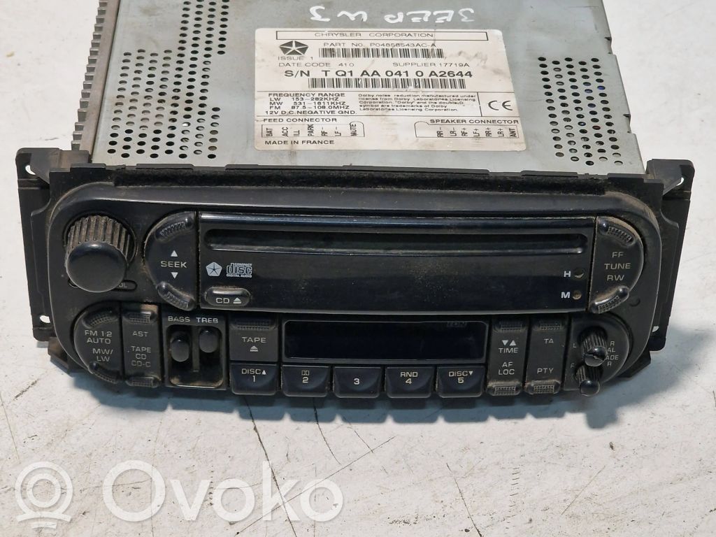 Jeep Grand Cherokee (WJ) Panel / Radioodtwarzacz CD/DVD/GPS 