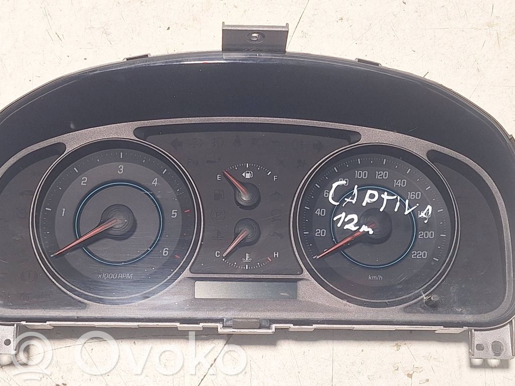 Chevrolet Captiva Спидометр (приборный щиток) 