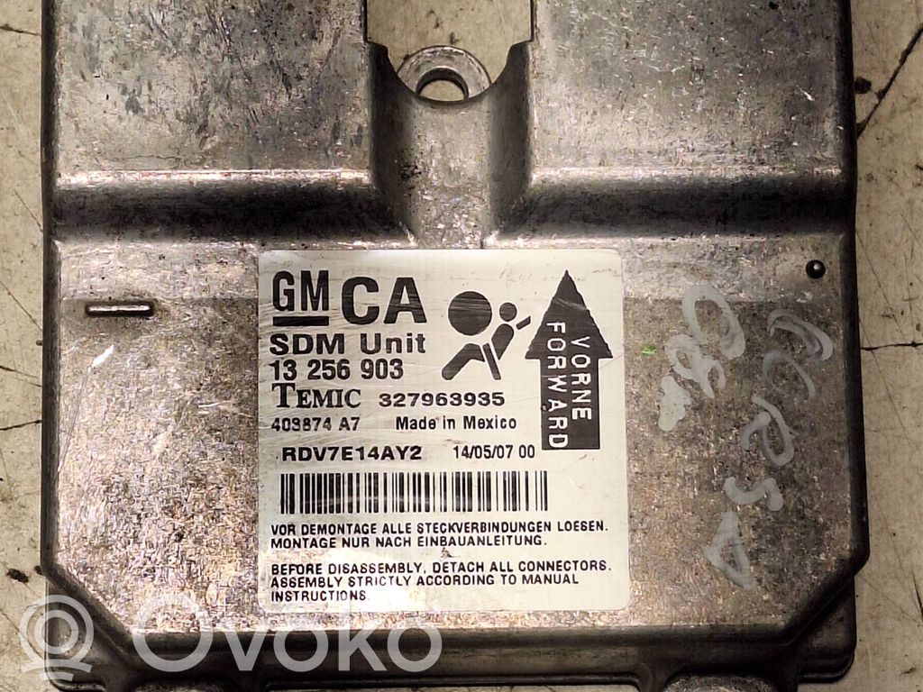 Opel Corsa D Airbag control unit/module 