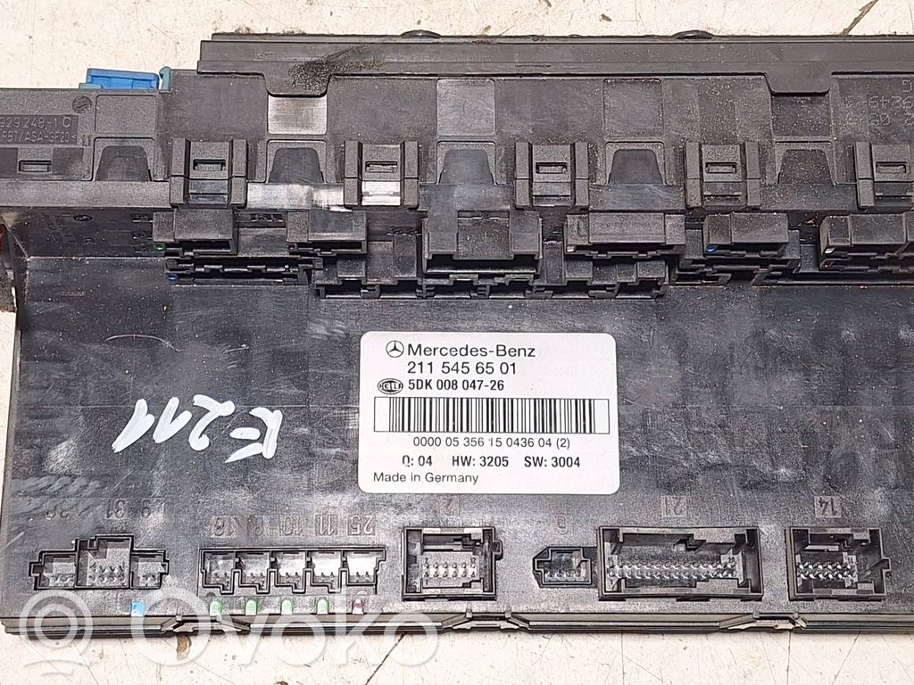 Mercedes-Benz E W211 SAM control unit 