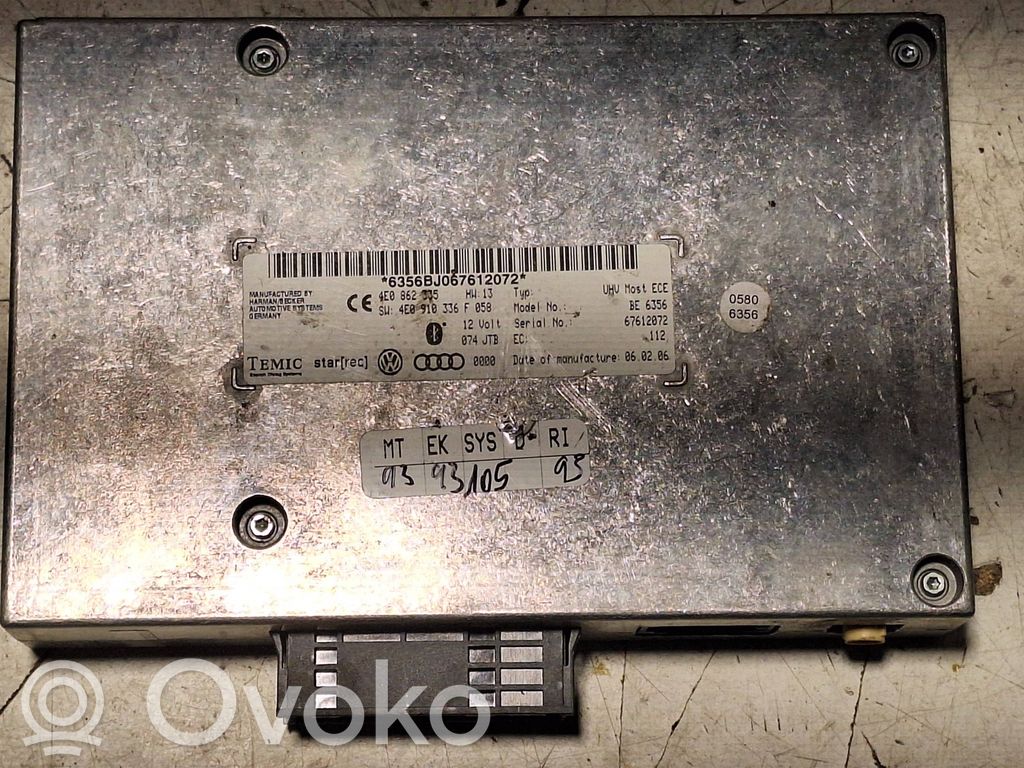 Модуль «Bluetooth»   4E0862335,4E0910336F