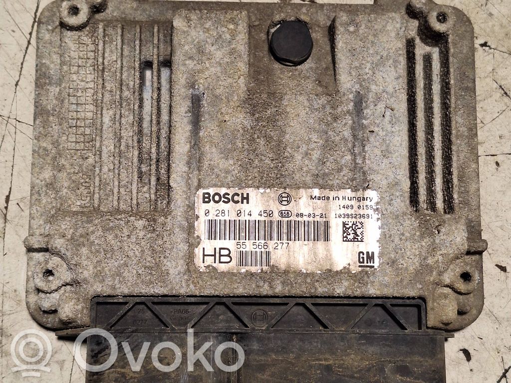 Engine control unit/module   0281014450,55566277,1039S23691