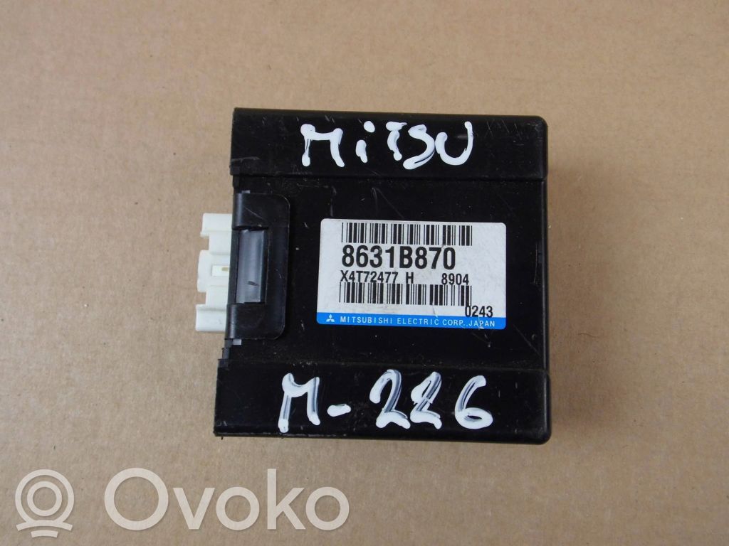 Other control units/modules   8631B870
