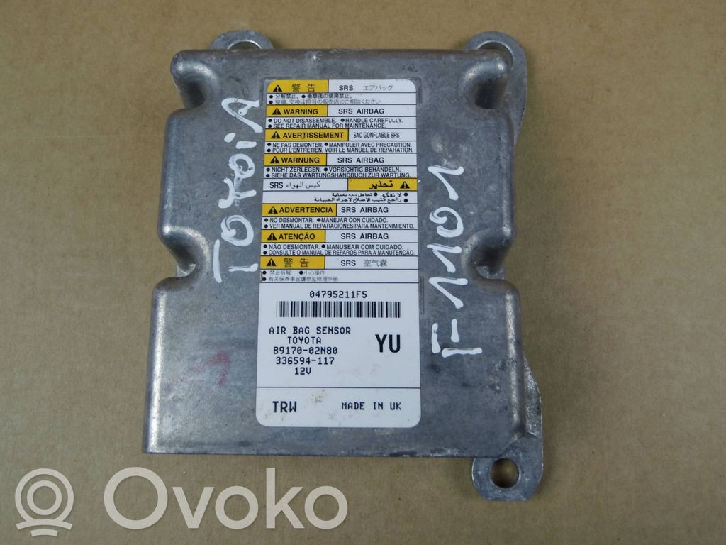 Airbag control unit/module   8917002N80