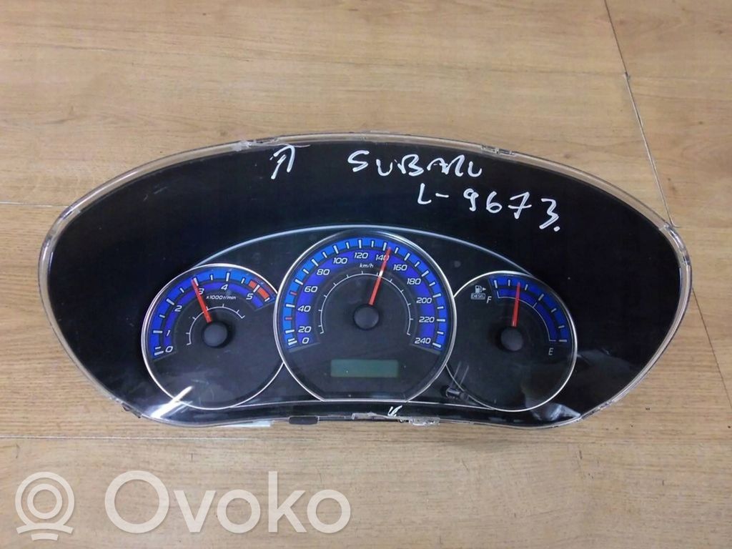 Subaru Forester SH Geschwindigkeitsmesser Cockpit 
