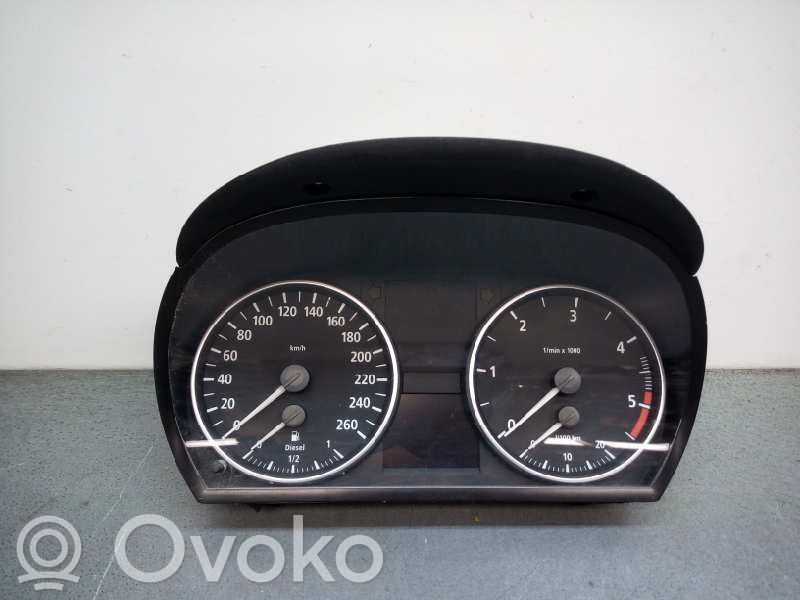 BMW 3 E90 E91 Compteur de vitesse tableau de bord 