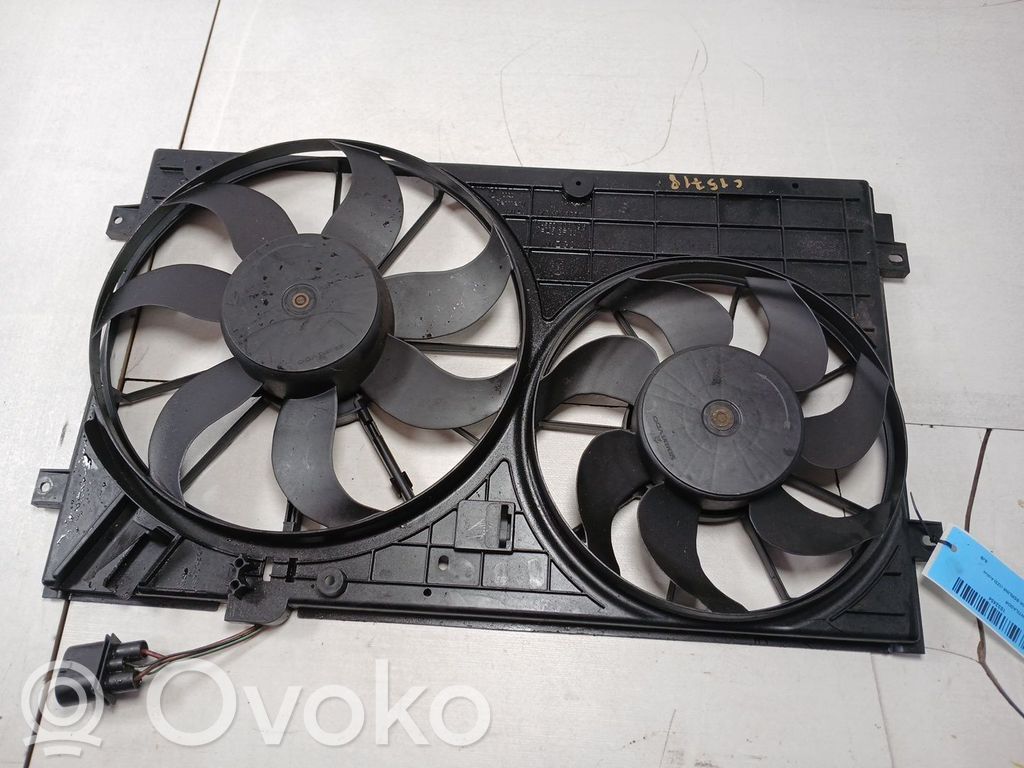 Skoda Octavia Mk2 (1Z) Ventilatore di raffreddamento elettrico del radiatore