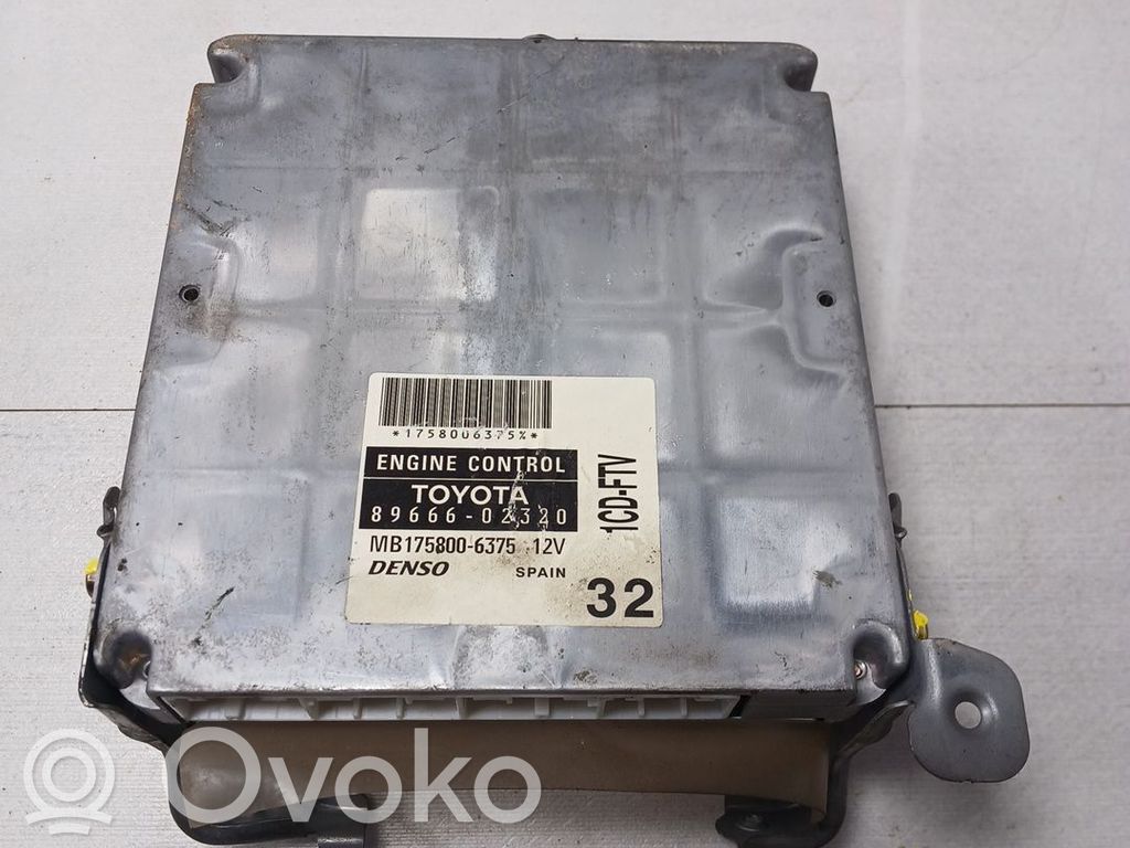 Toyota Corolla E120 E130 Centralina/modulo del motore