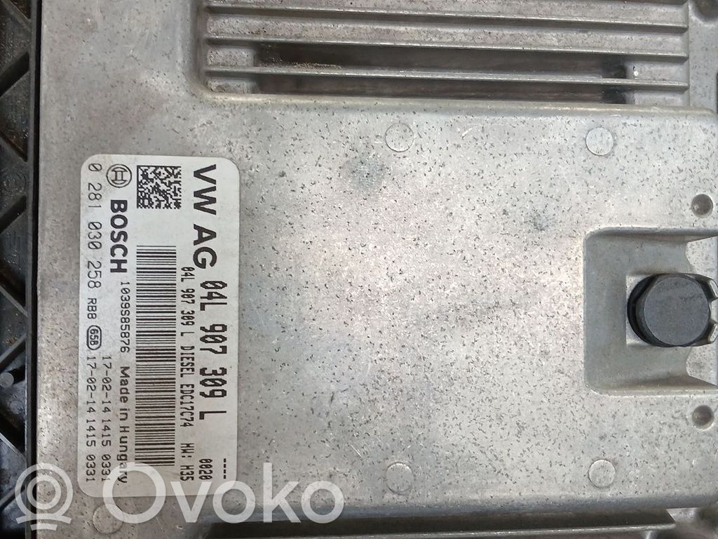Engine control unit/module   04L907309L,0281030258