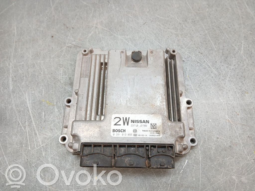 Nissan Qashqai+2 Engine control unit/module 