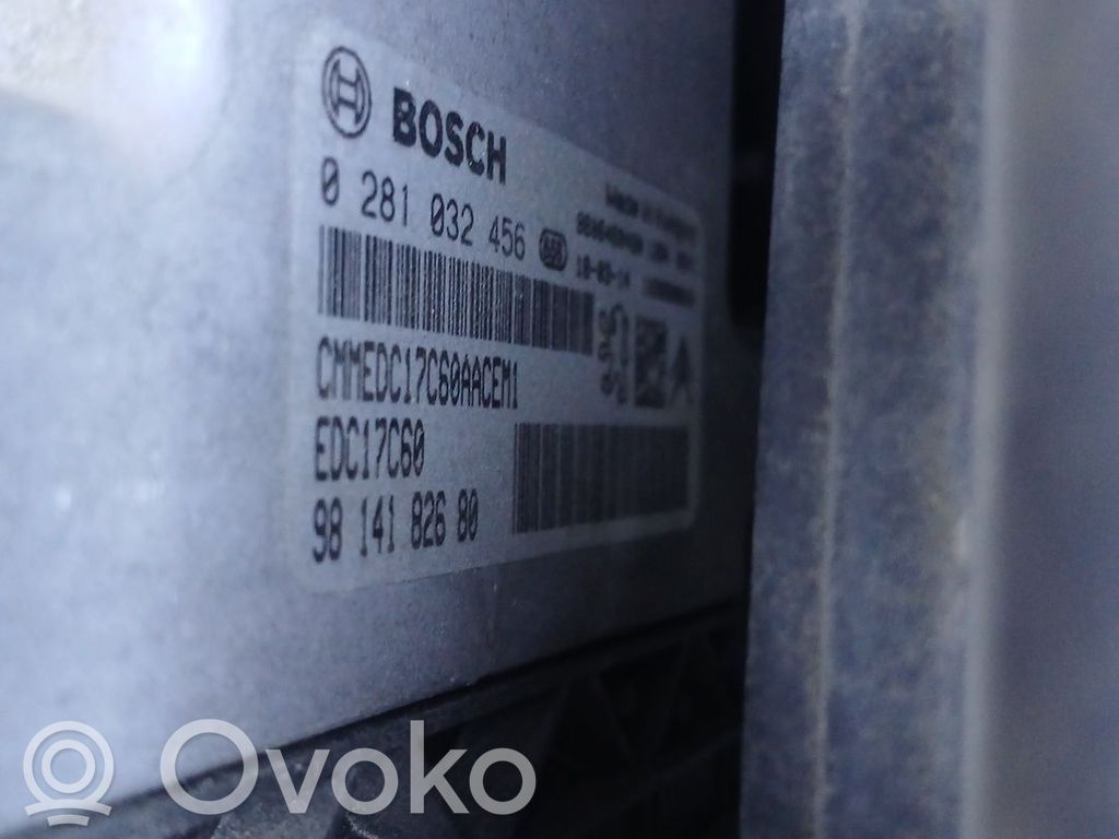 Engine control unit/module   0281032456,9814182680
