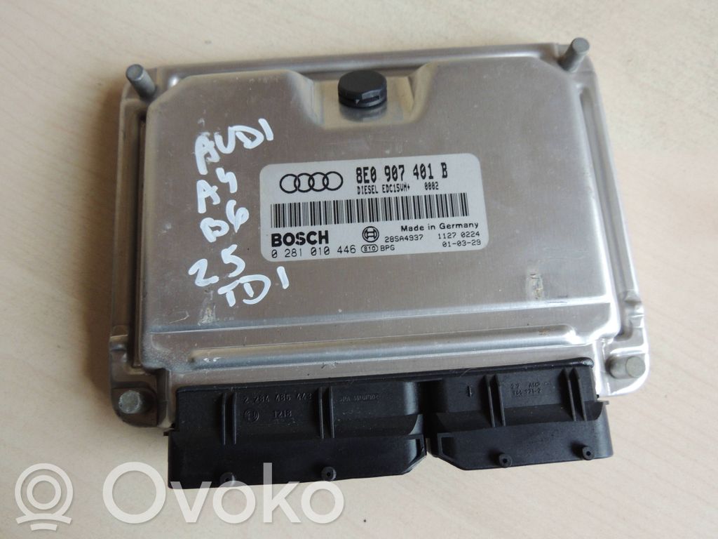 Engine control unit/module   8E0907401B,28SA4937,0281010446