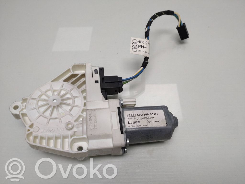 Audi A6 S6 C6 4F Galinis varikliukas langų pakėlėjo 