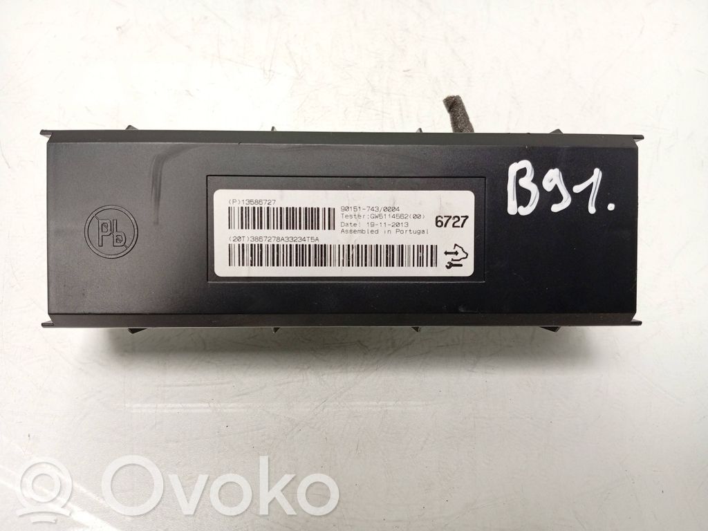 Opel Astra J Other control units/modules 
