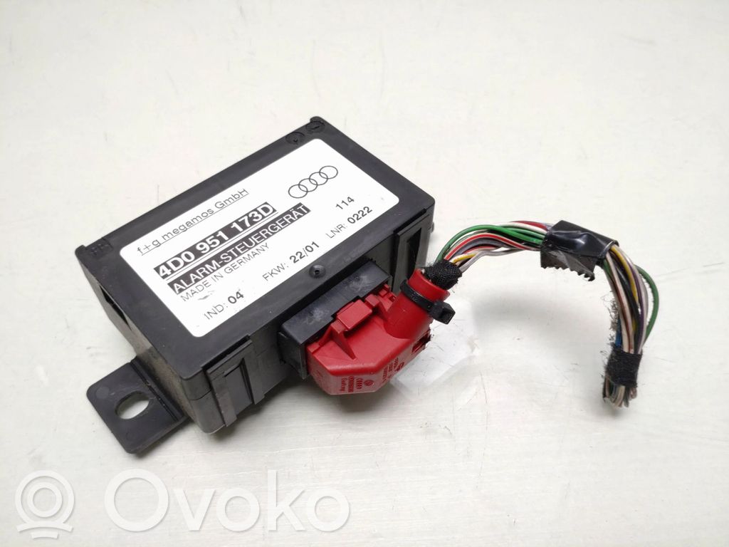 Audi A6 S6 C5 4B Alarm control unit/module 