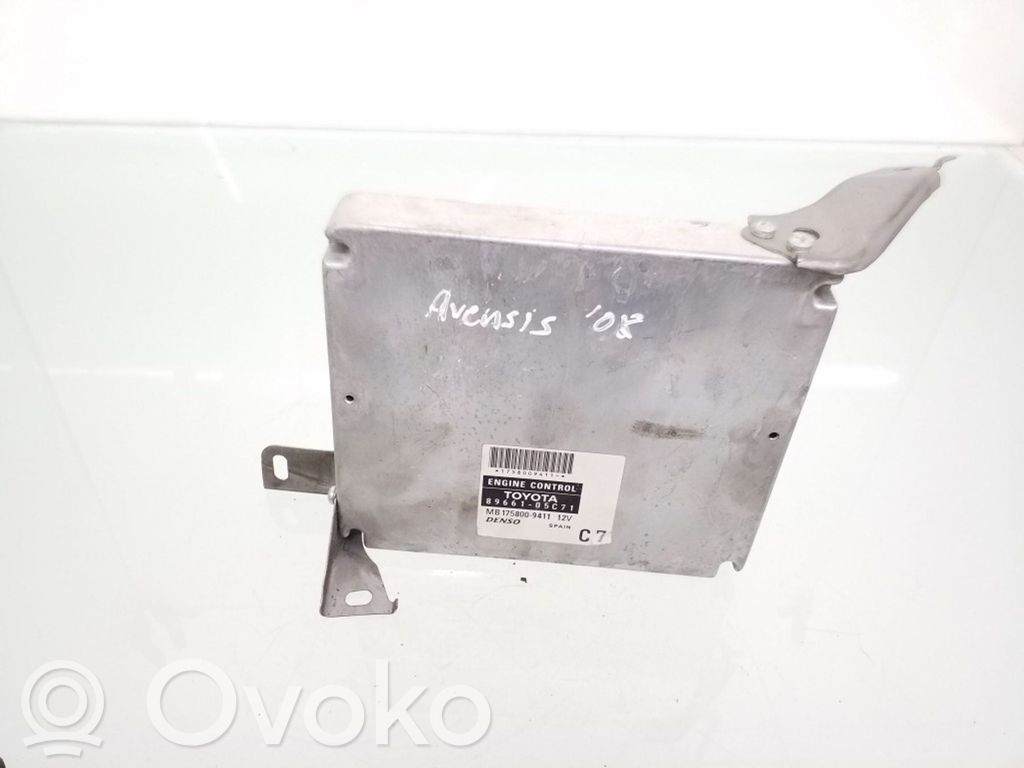 Toyota Avensis T250 Engine control unit/module 