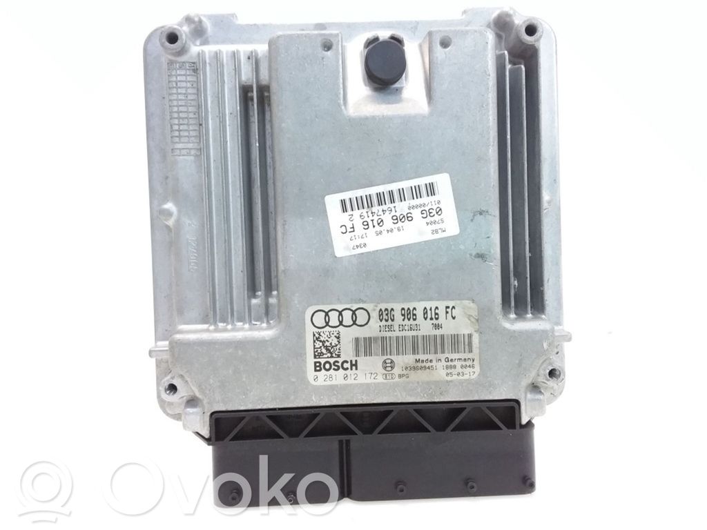 Audi A4 S4 B7 8E 8H Engine control unit/module 