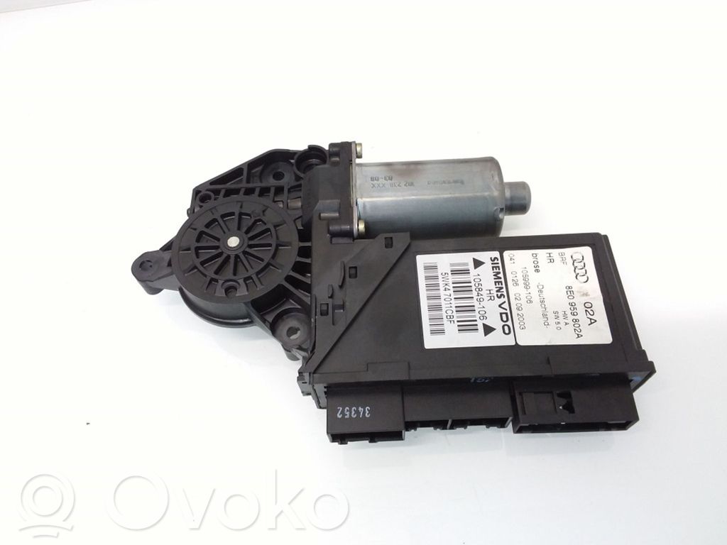 Audi A4 S4 B6 8E 8H Asa reguladora de la puerta trasera 