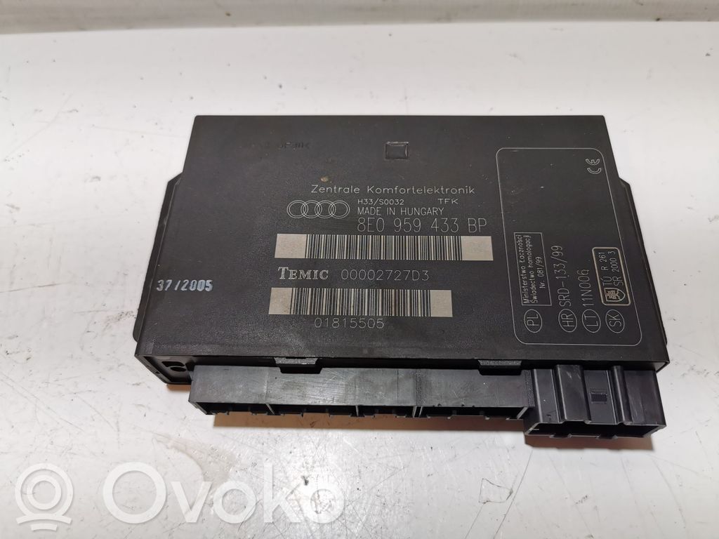 Audi A4 S4 B7 8E 8H Module confort 