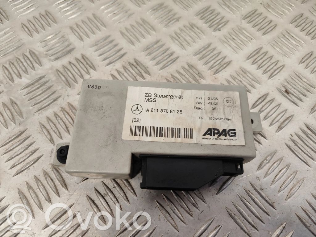 Mercedes-Benz E W211 Other control units/modules 