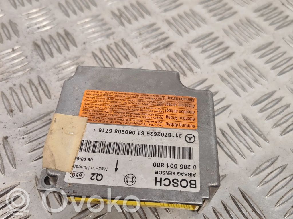 Mercedes-Benz E W211 Airbag control unit/module 