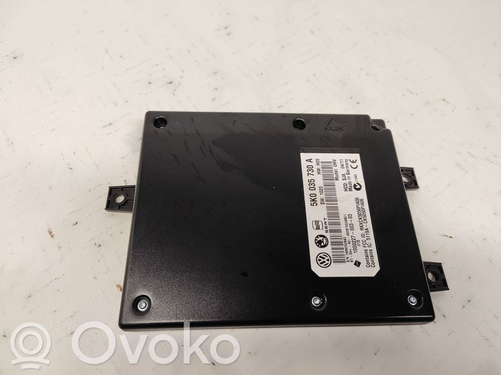 Volkswagen Touran II Bluetooth control unit module 
